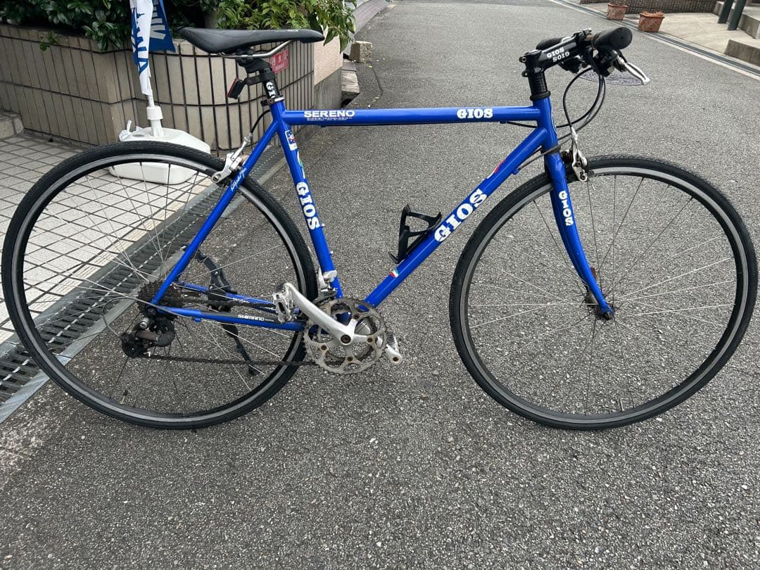 GIOS 700cc フレームクロモリ フレームサイズ51cm 外装16段変速