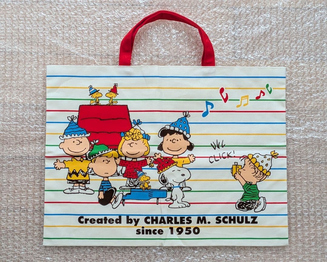 ファミリア スヌーピー55thcelebration PEANUTSトートバッグ