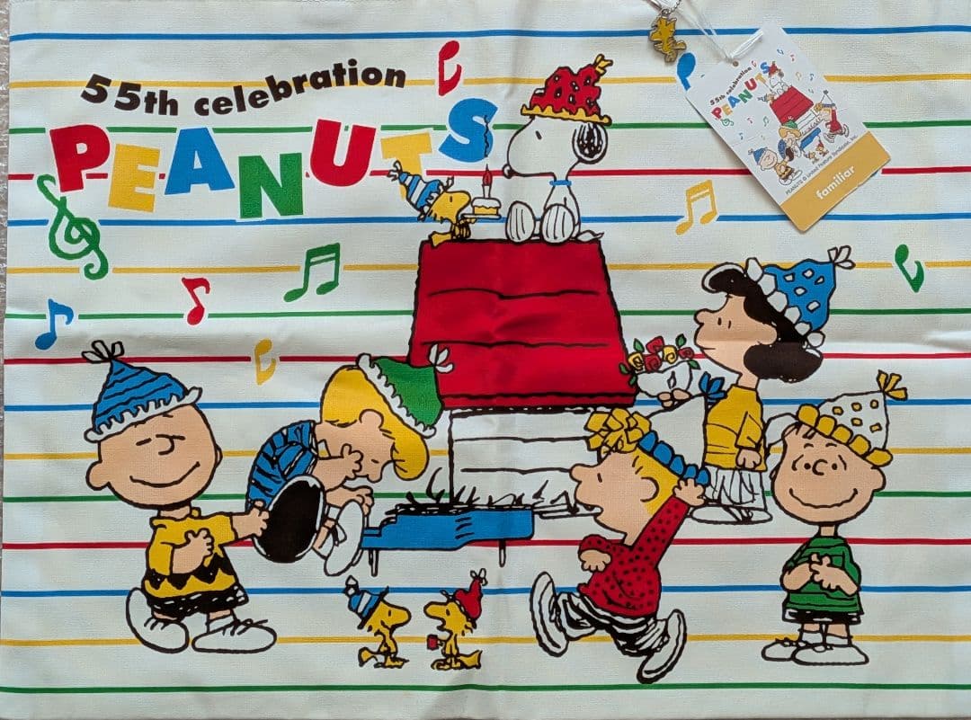 ファミリア スヌーピー55thcelebration PEANUTSトートバッグ