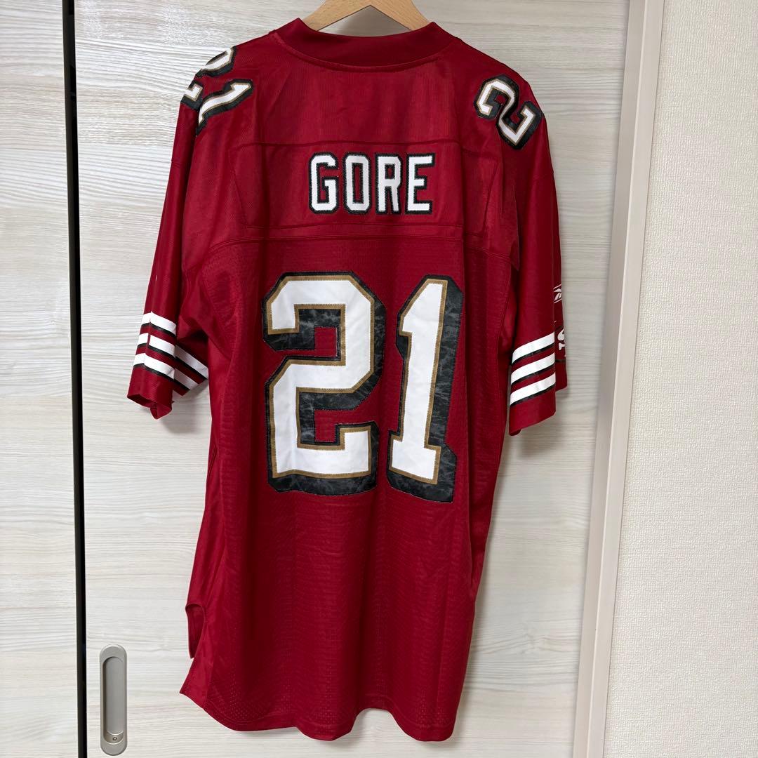 NFL サンフランシスコ49ers ユニ #21 XL オーバーサイズ 赤