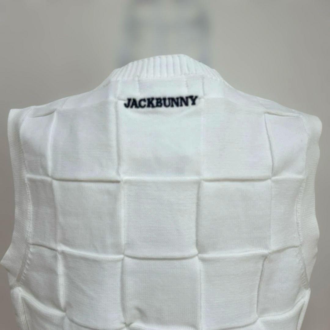 ★新品タグ付き JACKBUNNY ノースリーブニット ホワイト サイズ2★