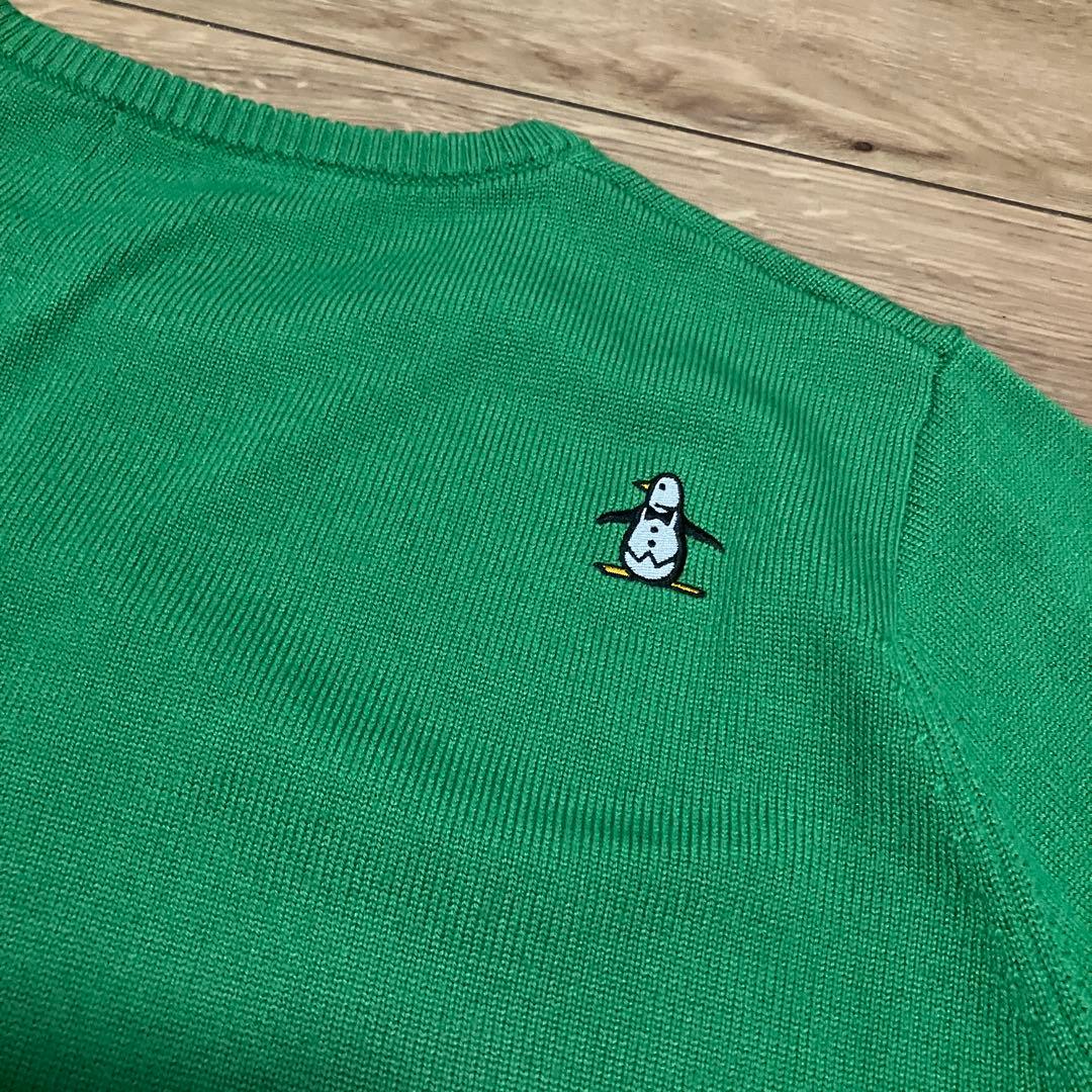 Munsingwear グリーン ペンギン刺繍 セーター L