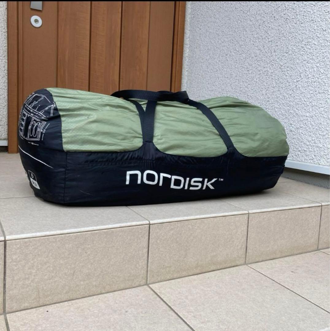 ノルディスク　レイサ6 ダスティグリーン　ツールームテント　春キャンプ