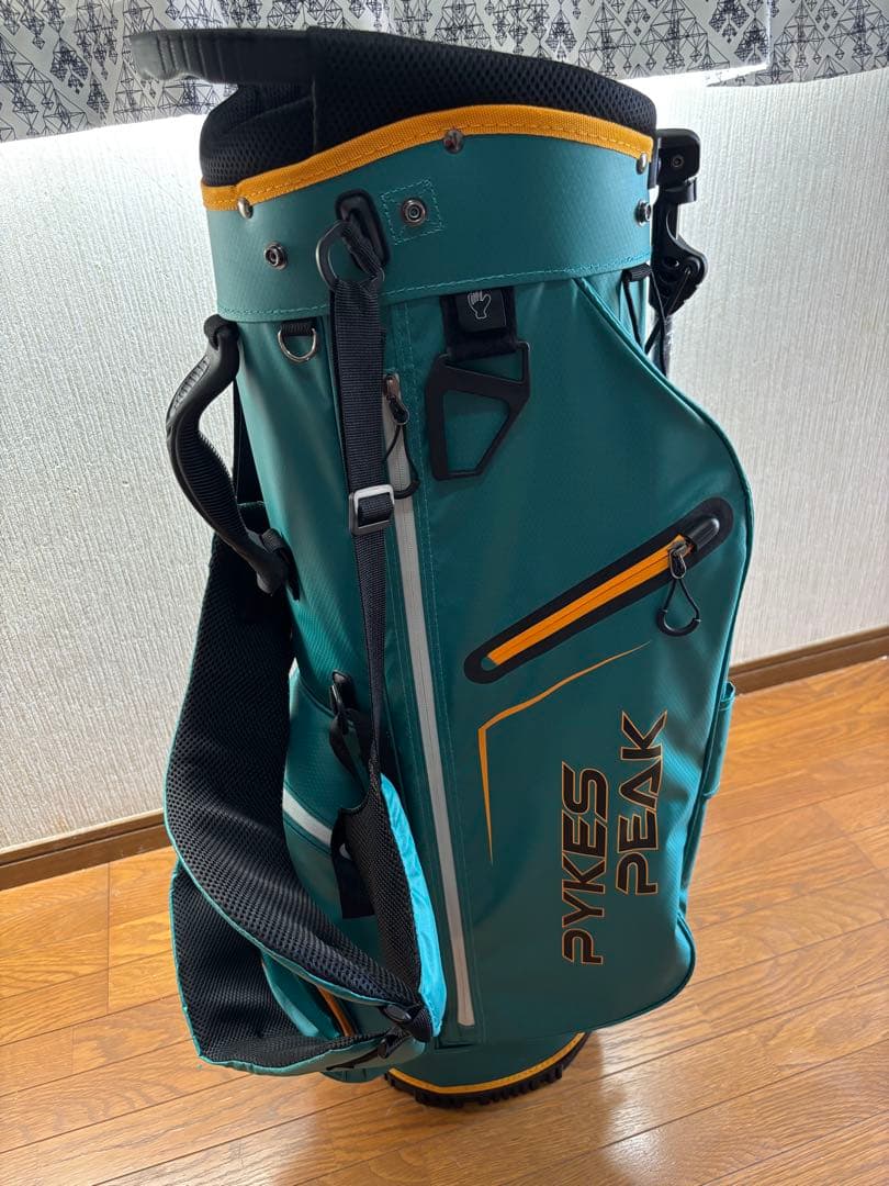 新品未使用品‼️ PIKES PEAK ゴルフバッグ ターコイズ