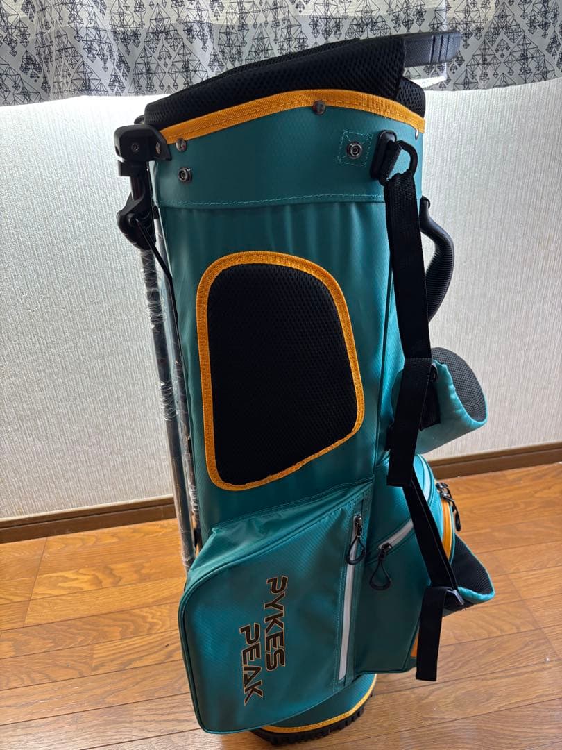 新品未使用品‼️ PIKES PEAK ゴルフバッグ ターコイズ