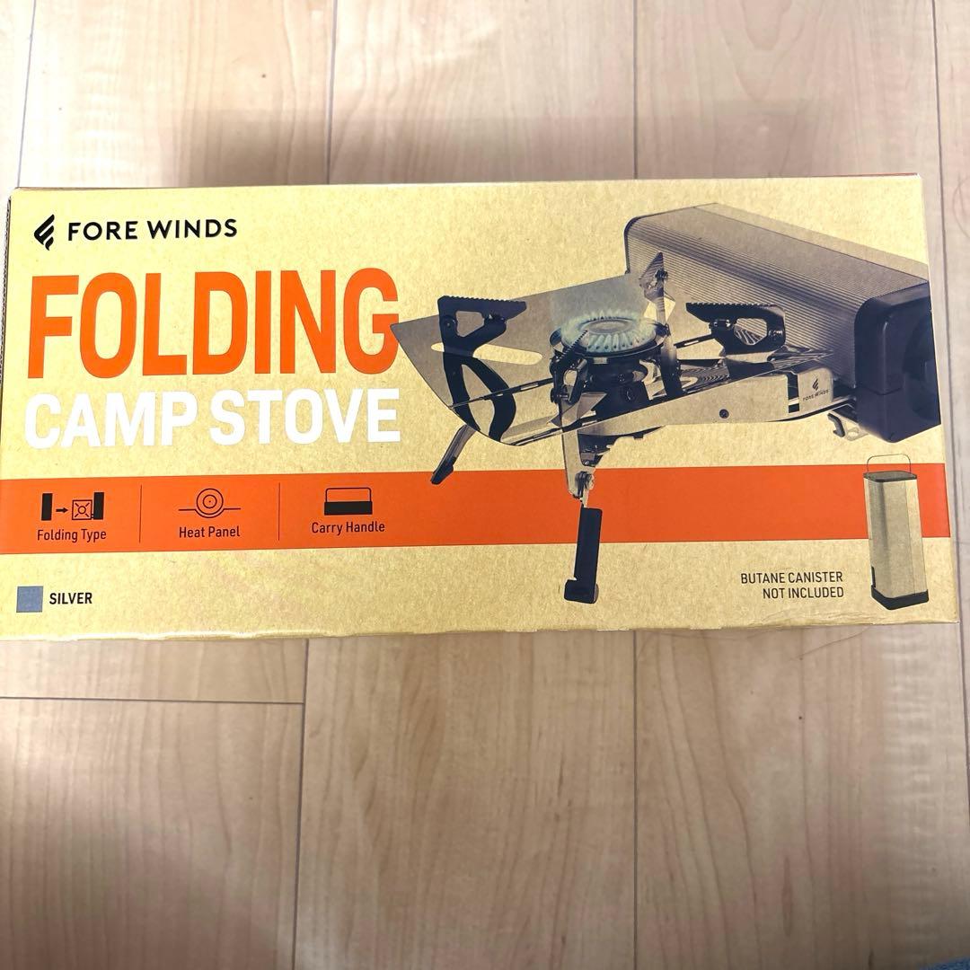 FORE WINDS FOLDING CAMP STOVE シルバー