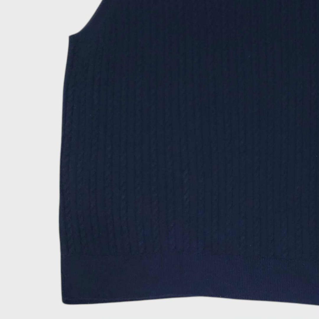 RALPH LAUREN　POLO GOLF　ケーブルニットベスト　アルパカ混