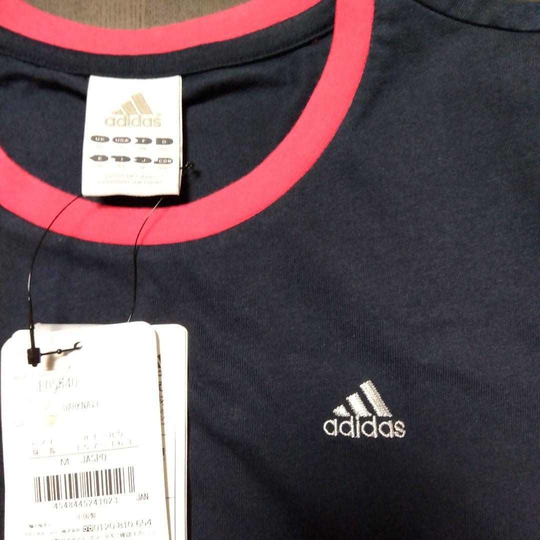 adidas Tシャツとスカート付きパンツ M ネイビー/レッド