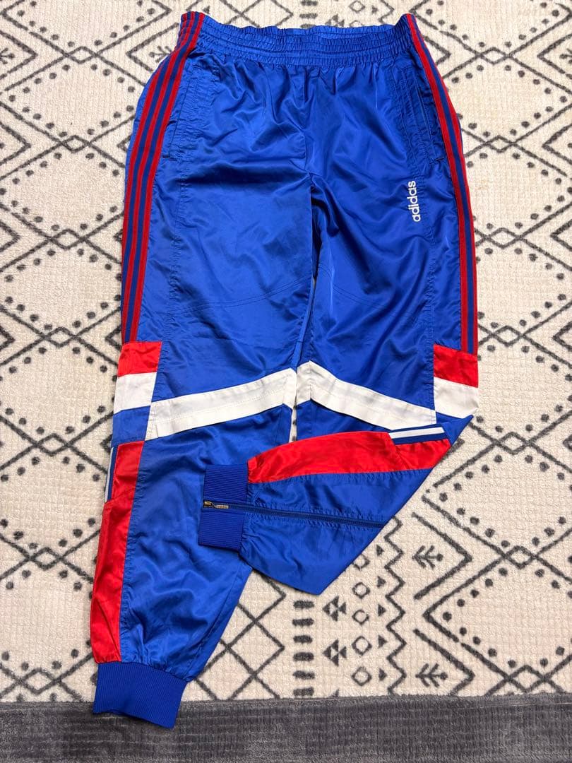 【レア】90'S アディダス トリコロール デサント製 上下セット