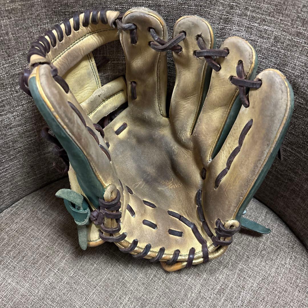Rawlings 軟式グローブ ベージュ/グリーン