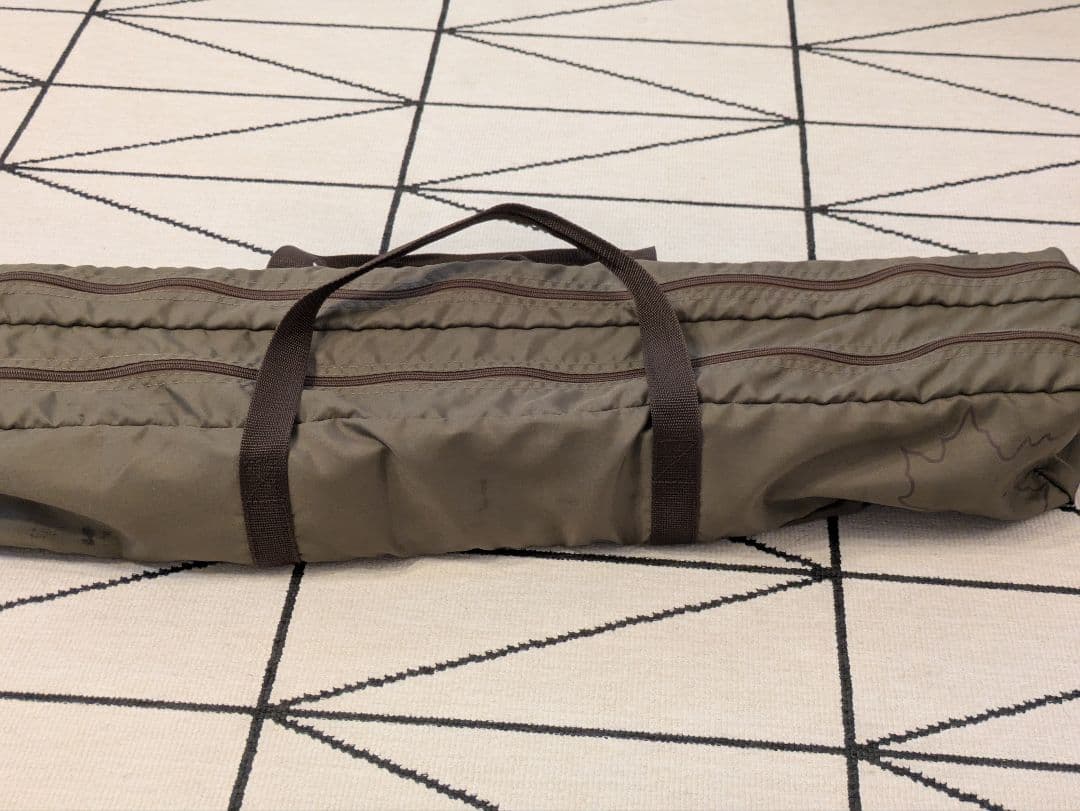美品 LOGOS Life オートレッグテーブル 9050（ヴィンテージ）