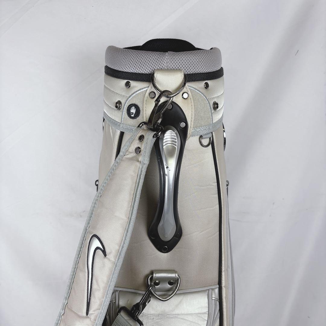 ナイキゴルフ NIKE GOLF キャディバッグ ゴルフバッグ 6分割 シルバー