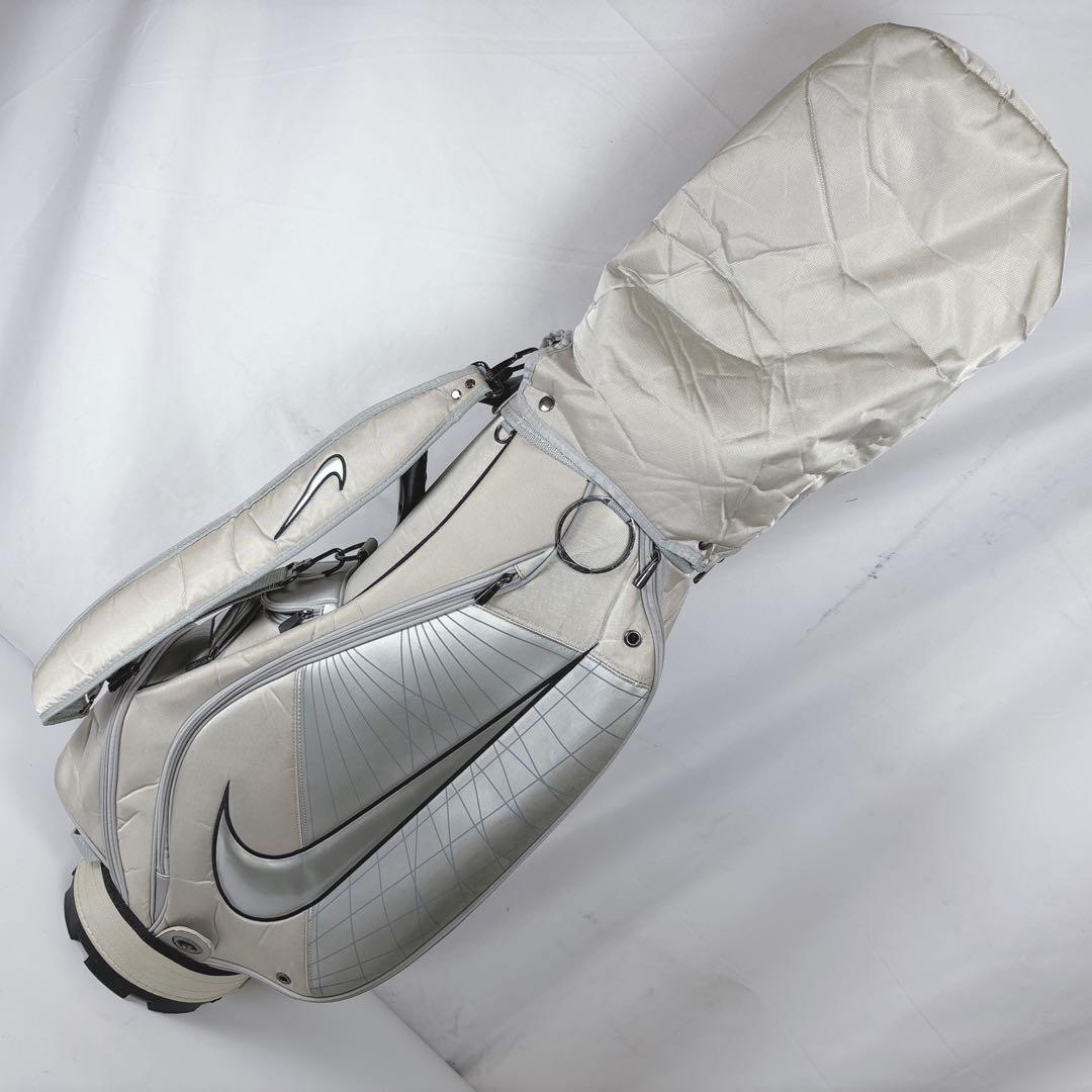 ナイキゴルフ NIKE GOLF キャディバッグ ゴルフバッグ 6分割 シルバー