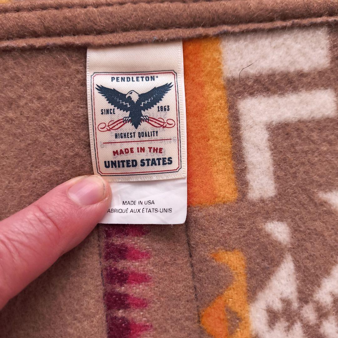 Pendleton Beaver State ブランケット　カーキ