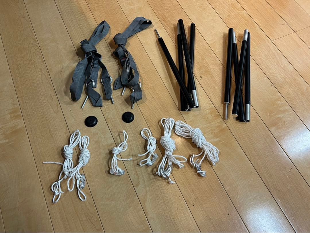 【3回使用、美品】バンドック　ソロベースEX 二股ポール&グランドシート付き