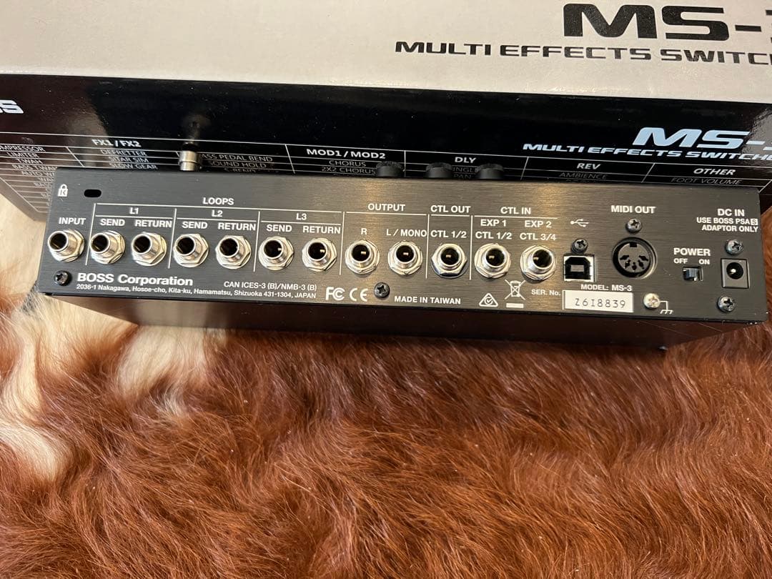 BOSS MS-3 マルチエフェクトスイッチャー　美品
