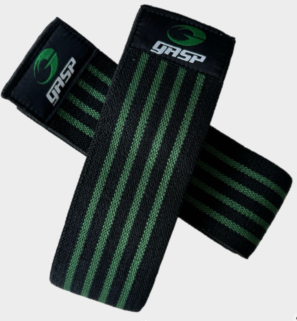 ウエイトトレーニング Knee wraps green