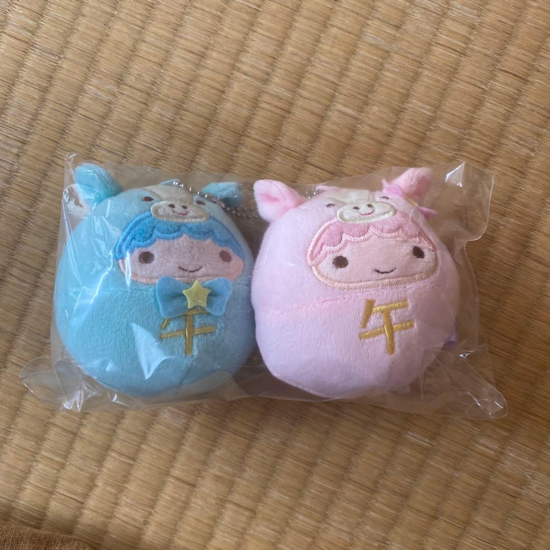 サンリオ リトルツインスターズ キキララ ぬいぐるみ 干支 キーホルダー 福袋