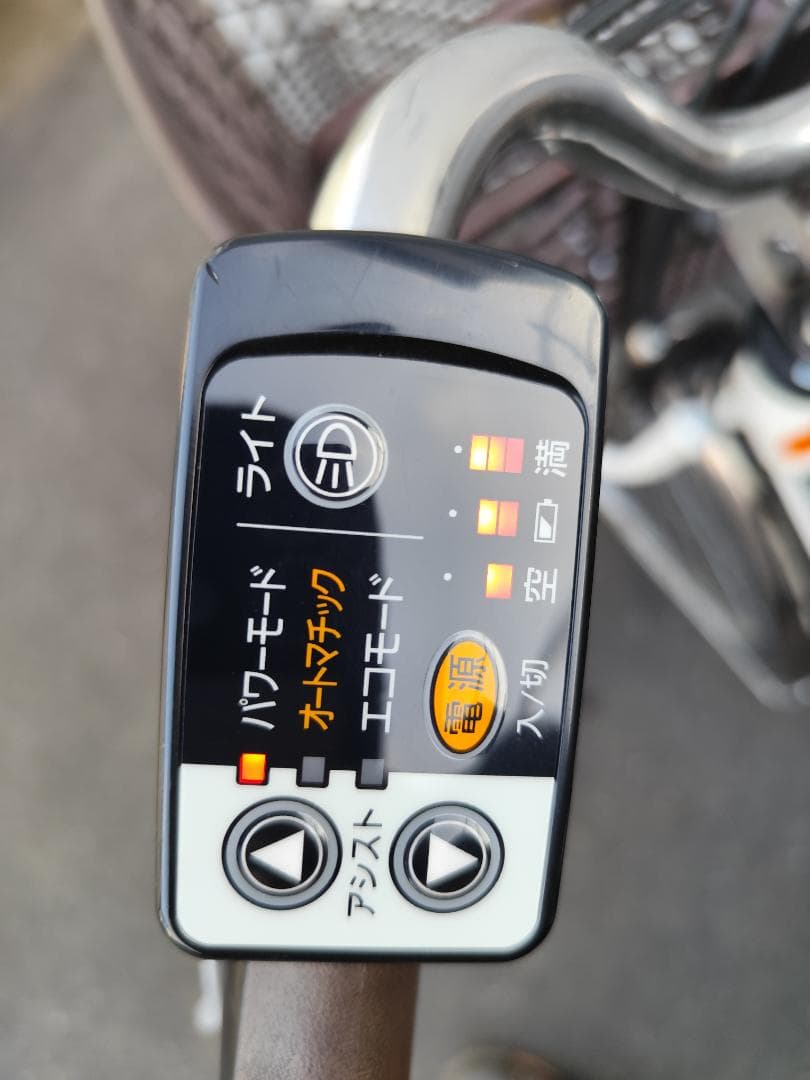 パナソニック ホワイト 前後バスケット　12Ah　電動アシスト自転車