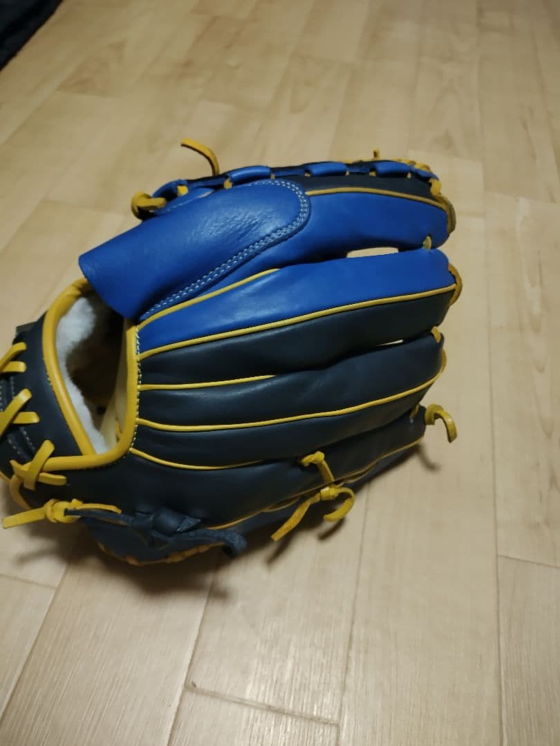 Mizunoオーダーグローバルエリート 軟式グローブ　青/ネイビー