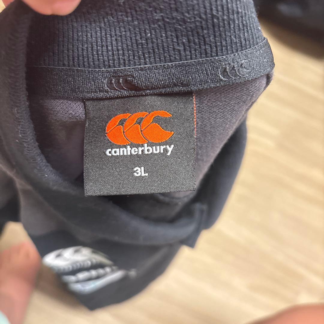 canterbury 日本代表 ラグビーポロシャツ 3L 黒