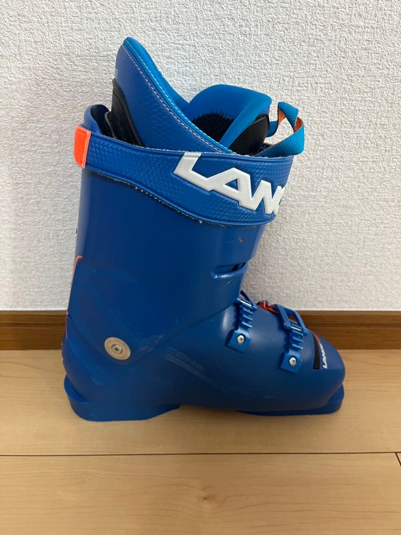 （スキーブーツ）LANGE RS 130 アルペンブーツ 青　26-26.5㎝