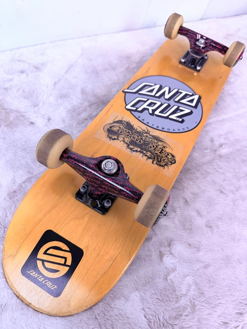 超美品♪Santa Cruz スケボー コンプリート BONES REDS
