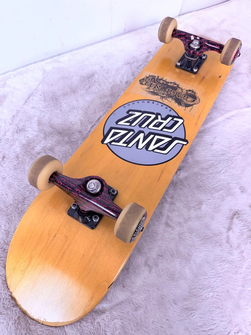 超美品♪Santa Cruz スケボー コンプリート BONES REDS