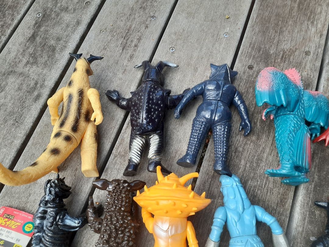 バンダイ ウルトラマン怪獣 ソフビ 当時物　日本製　22個セット