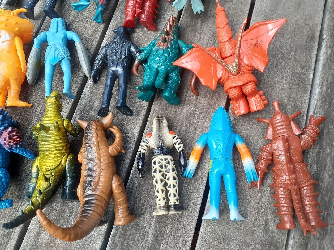 バンダイ ウルトラマン怪獣 ソフビ 当時物　日本製　22個セット