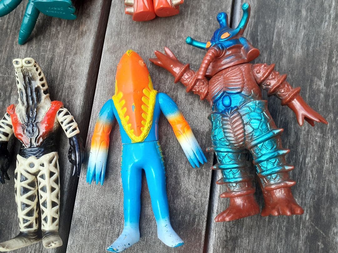 バンダイ ウルトラマン怪獣 ソフビ 当時物　日本製　22個セット