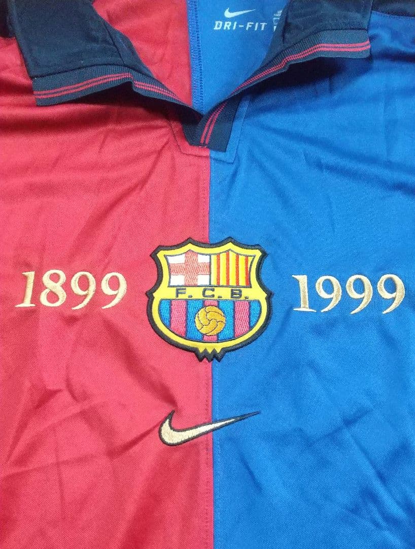 サッカー　レプリカユニフォーム　バルセロナ100周年　7番　フィーゴ　FIGO