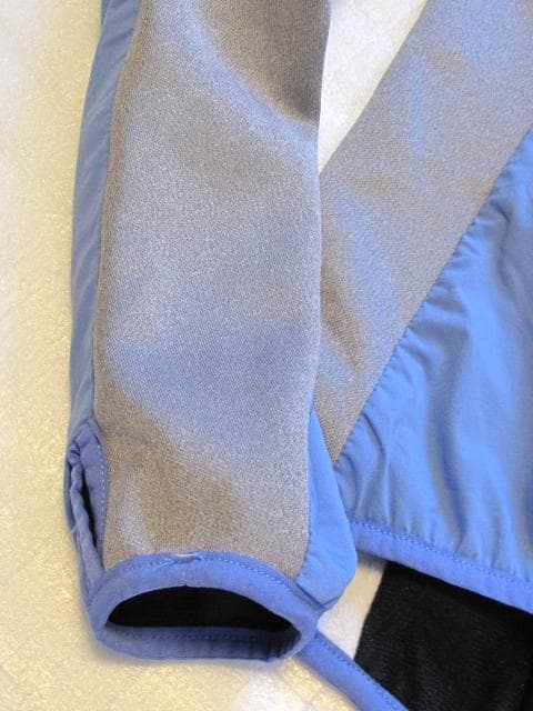C3fit ウォームランニングジャケット S ライトブルー