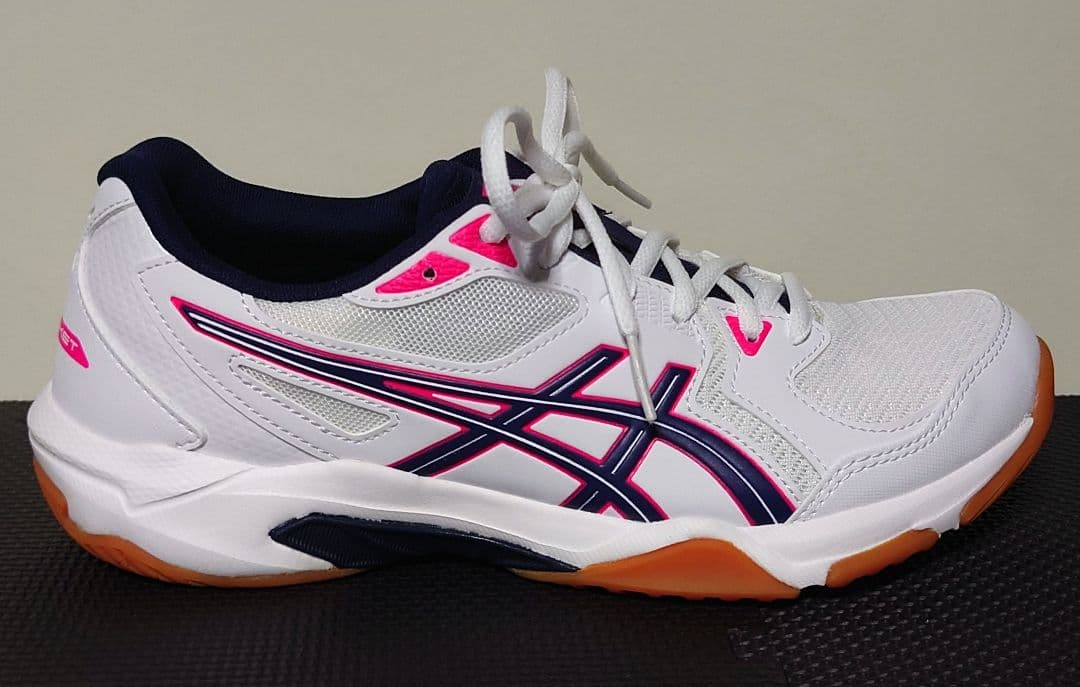 ASICS GEL-ROCKET 10 25.0cm ホワイト/ピンク