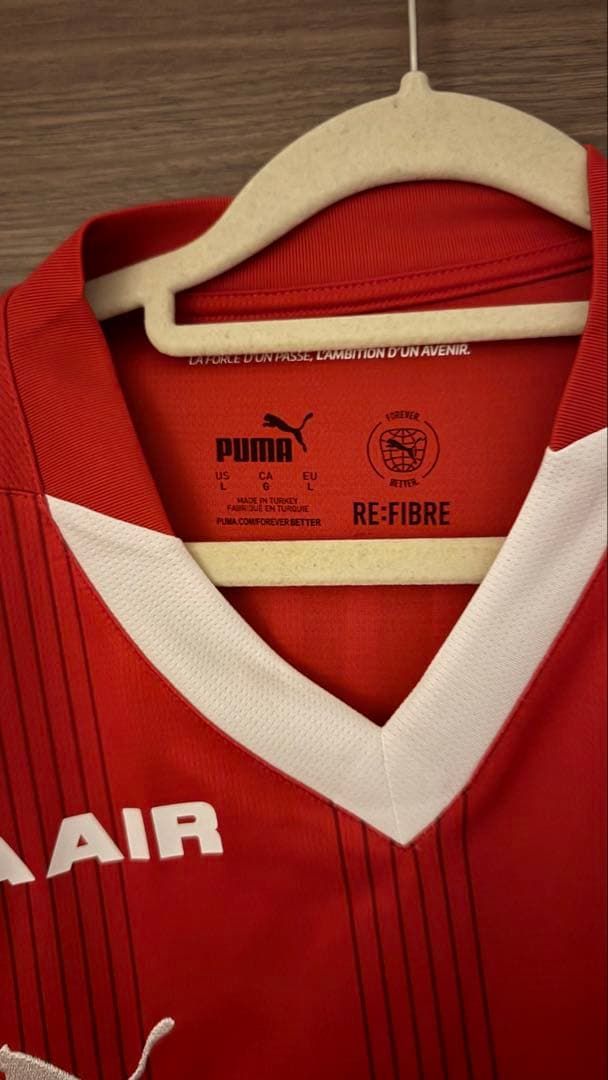 PUMA 赤 サッカージャージ ITO 7 伊東純也
