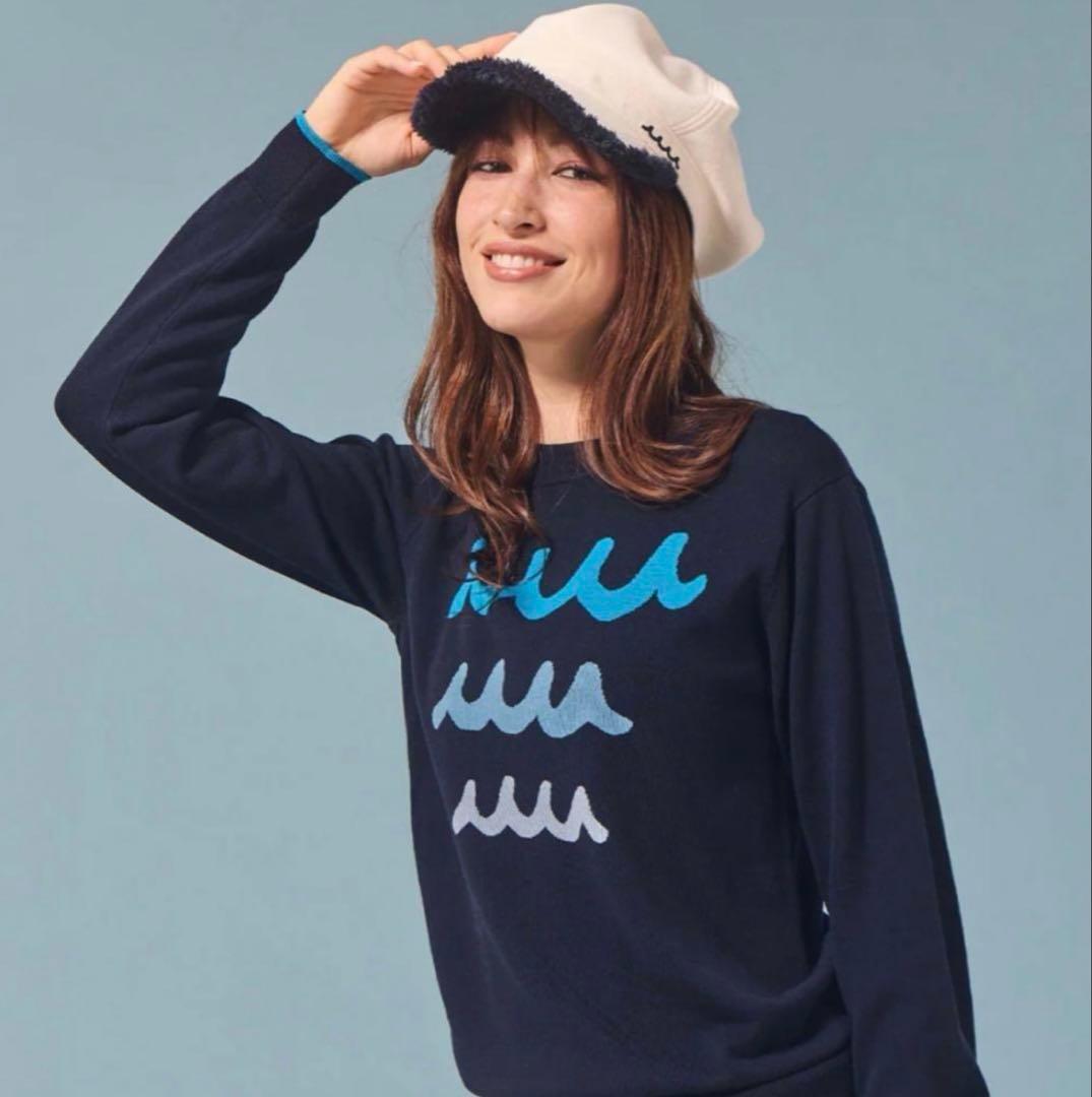 muta ムータマリン　ゴルフ　ニット　白　レディース　2XL ニット 173