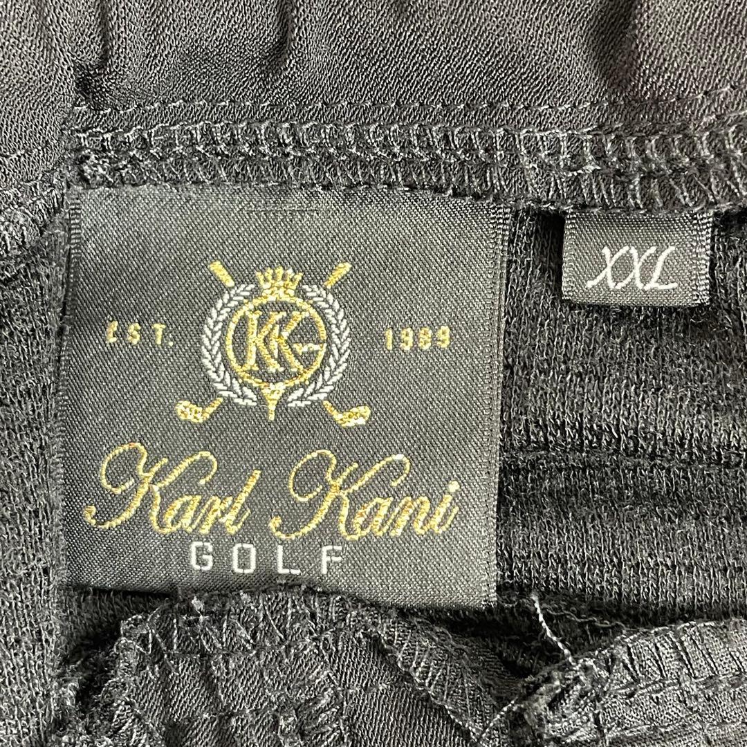 美品　KARL KANI GOLF パンツ　ストレッチ　ブラック　XXL