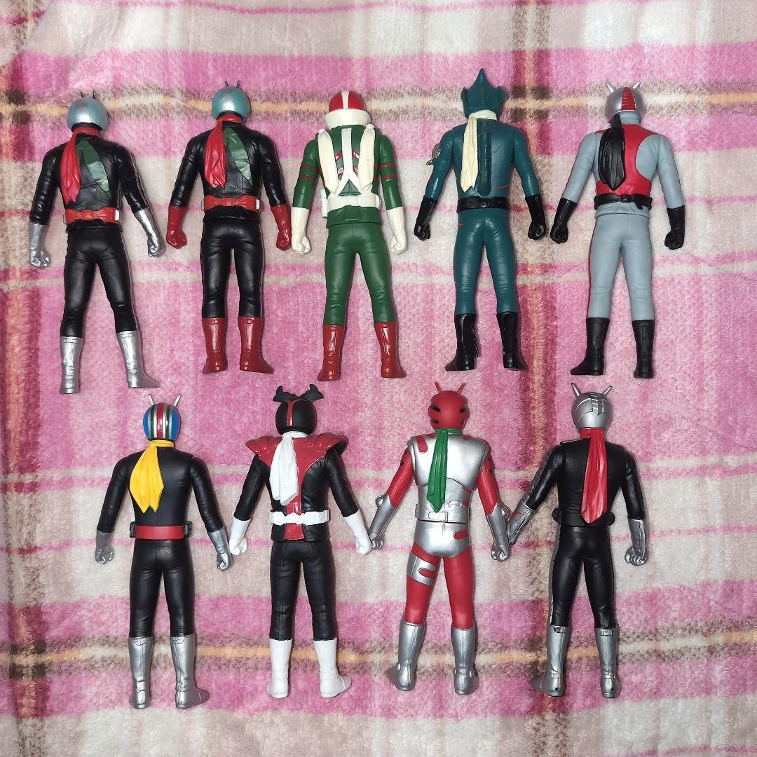 仮面ライダーソフビセット◆昭和ライダー９体◆