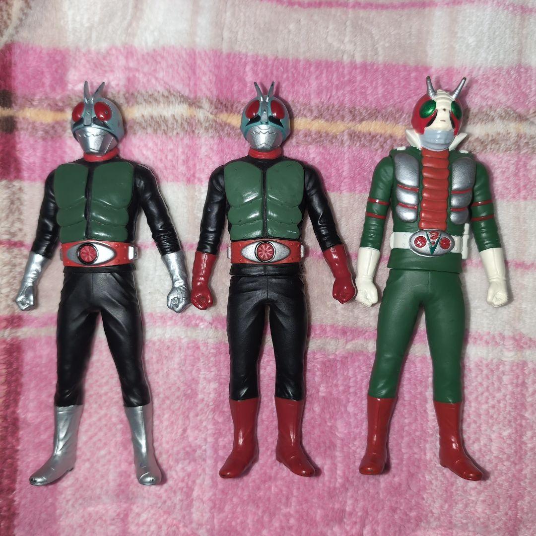 仮面ライダーソフビセット◆昭和ライダー９体◆