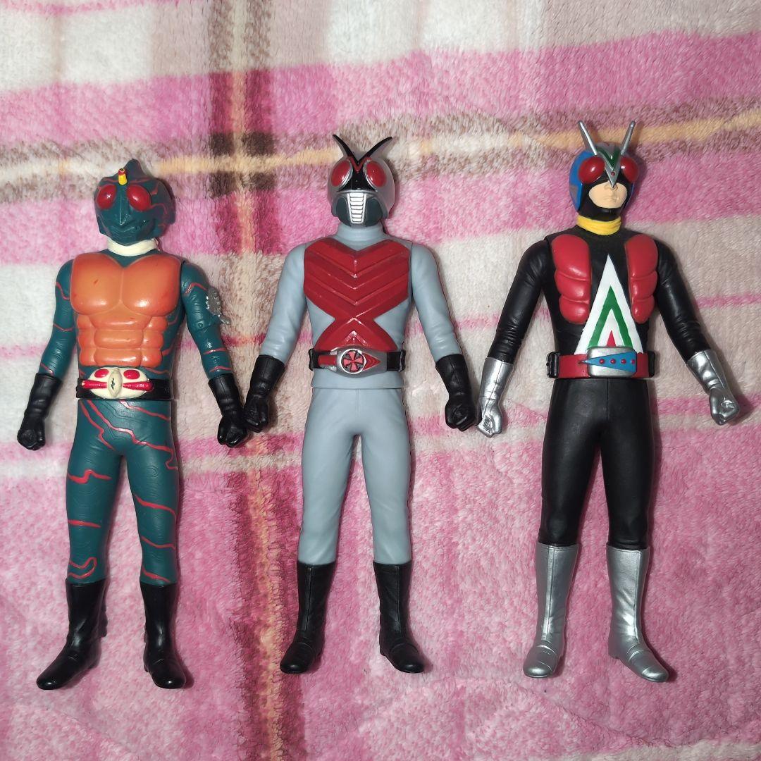 仮面ライダーソフビセット◆昭和ライダー９体◆