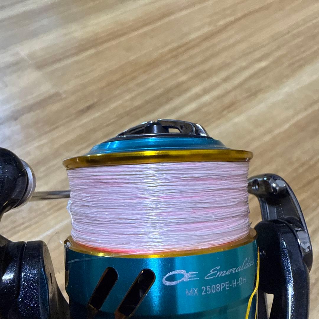DAIWA ダイワ　17 エメラルダス　MX 2508PE-H ライン付