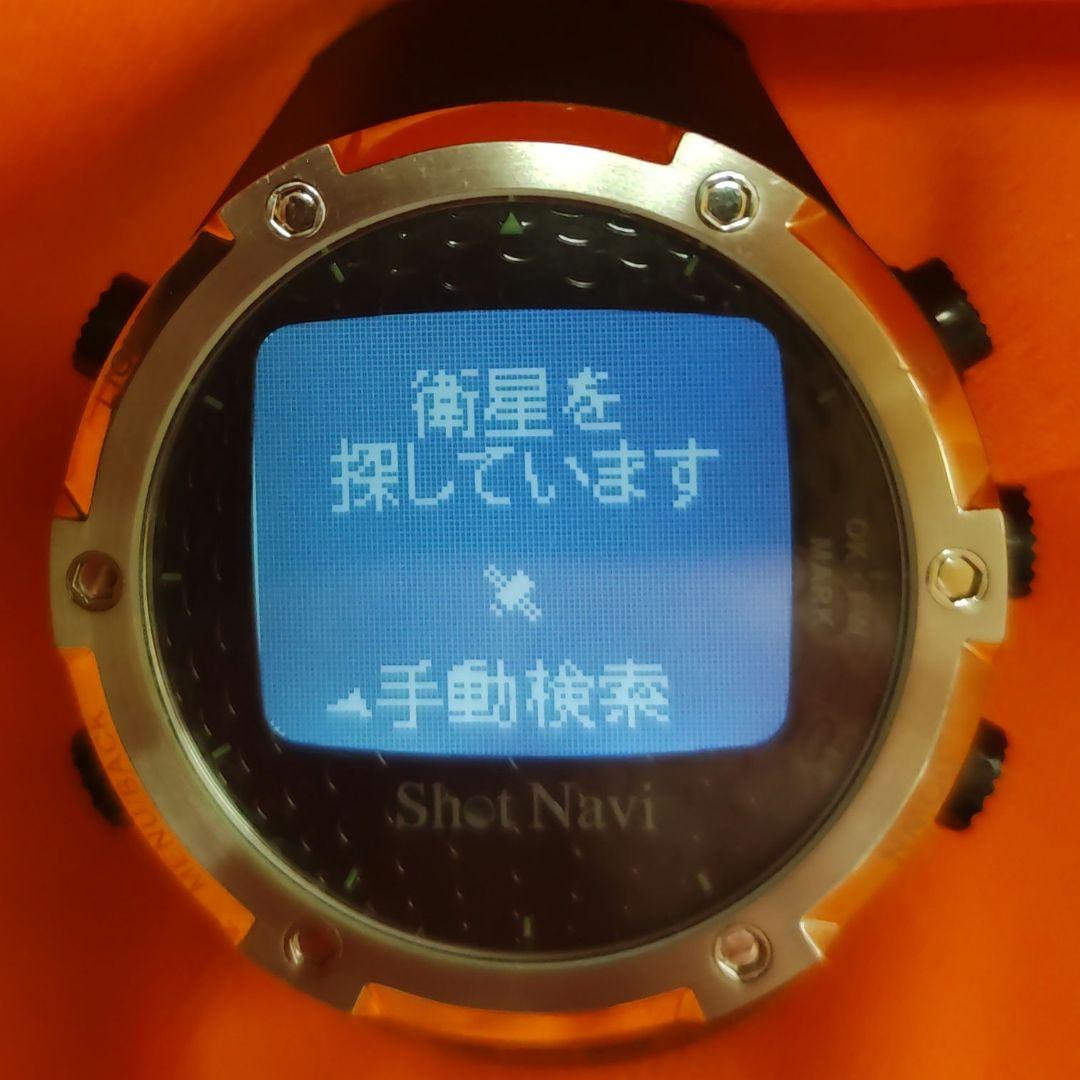 ショットナビ W1-FW ゴルフウォッチ最新バージョンに更新済みです（送料無料）