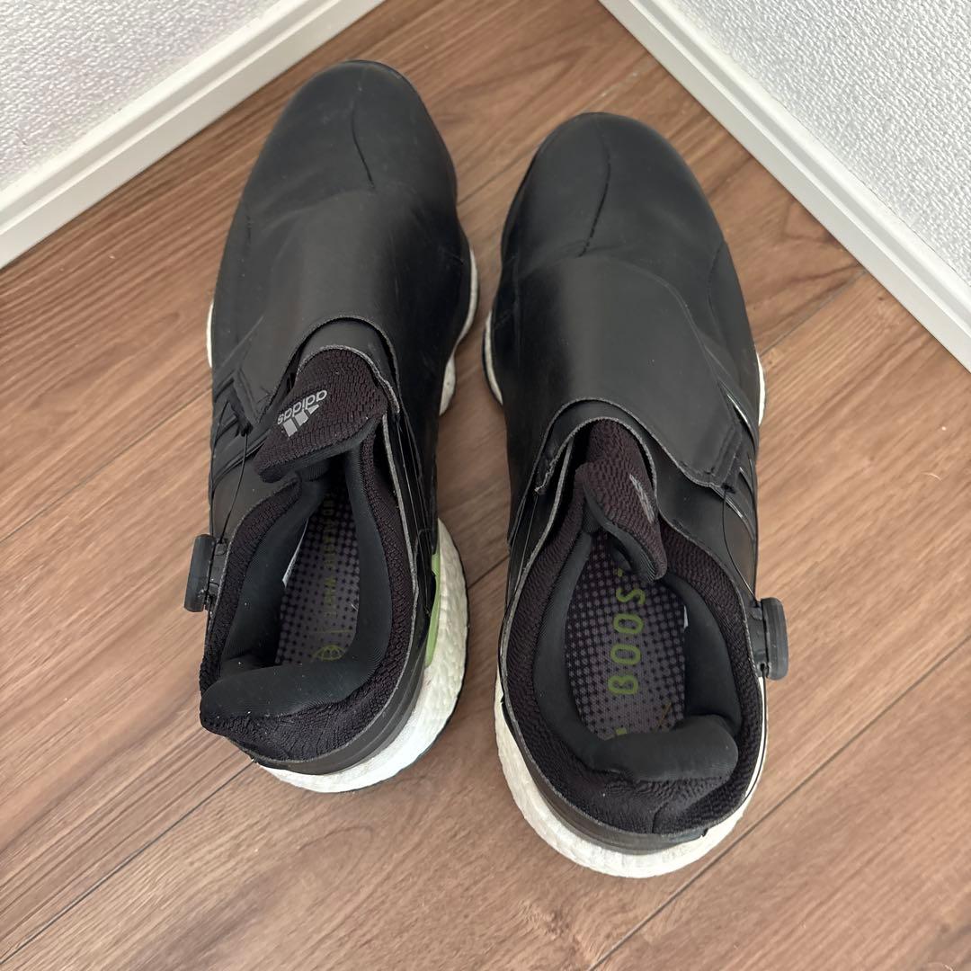 adidas BOOST ツアー360 22 ボアゴルフ　ブラック　29c