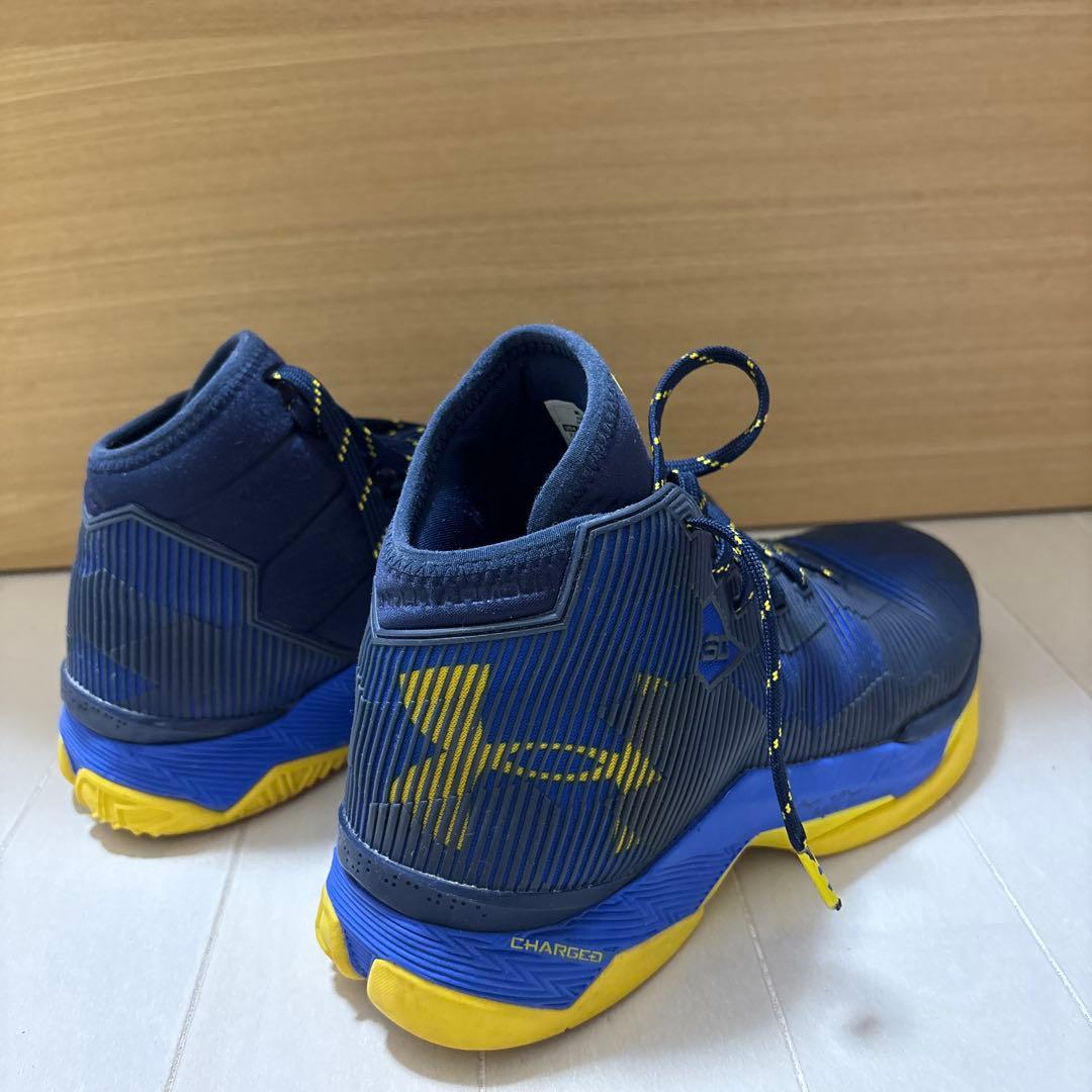 K*Y様 Under Armour カリー2.5ネイビー/イエロー ハイカットシ