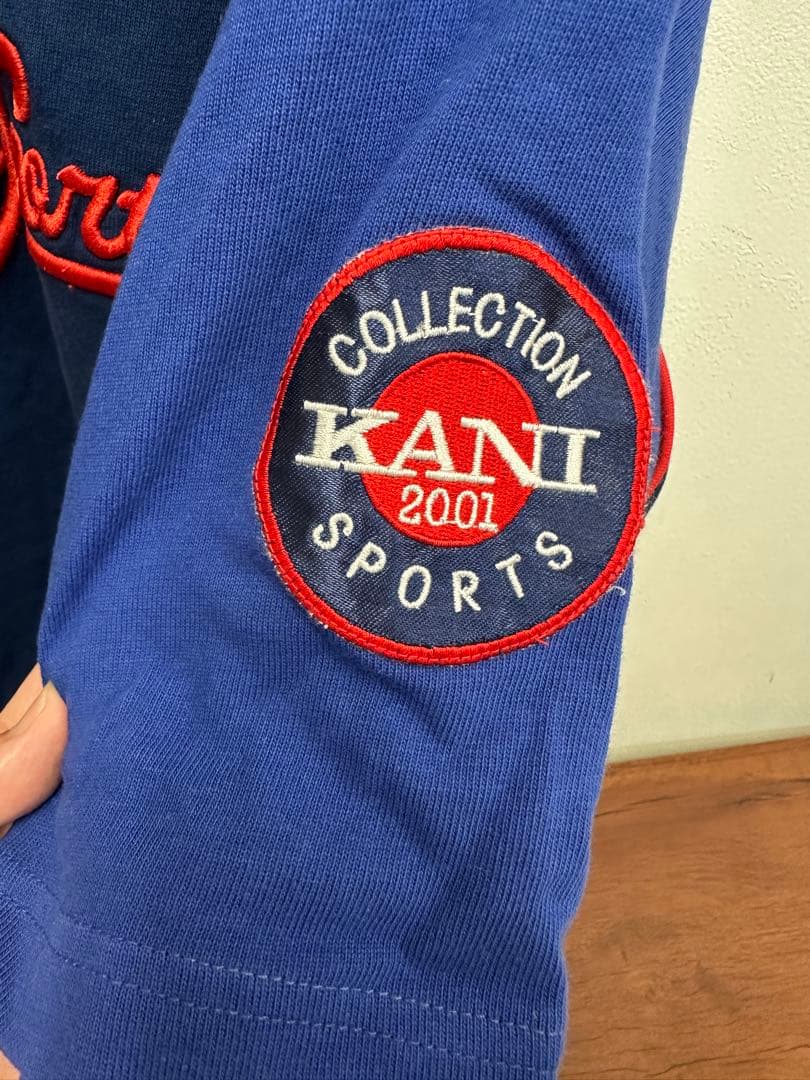 【美品】カールカナイ ビッグ刺繍ロゴ ゲームシャツ上下セット