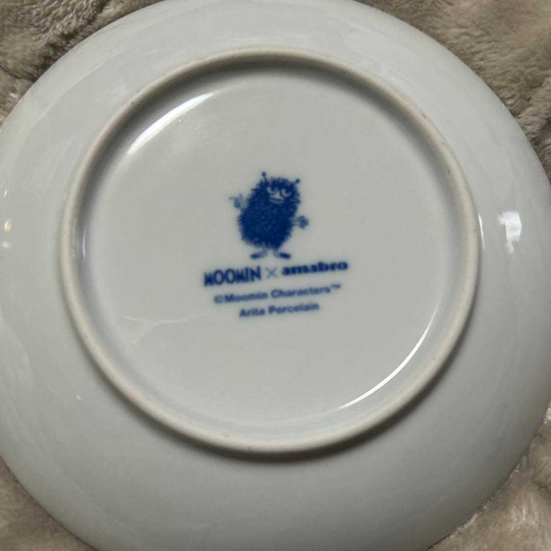 ★最終値下げ★新品未使用★ムーミン✖️amabro有田焼染め付け5枚セットBOX