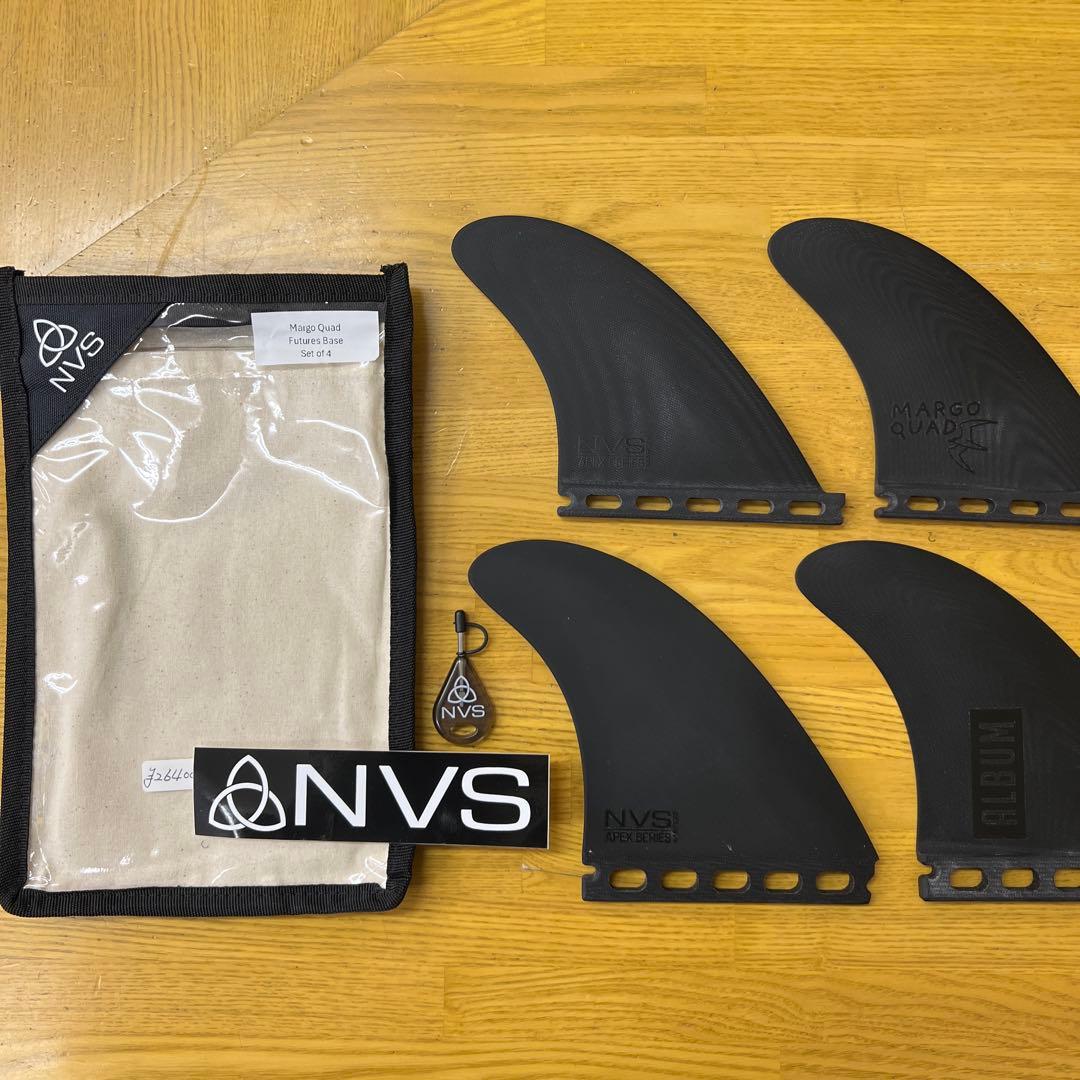サーフィン・ボディボード NVS Apex Series Margo Quad futures Base