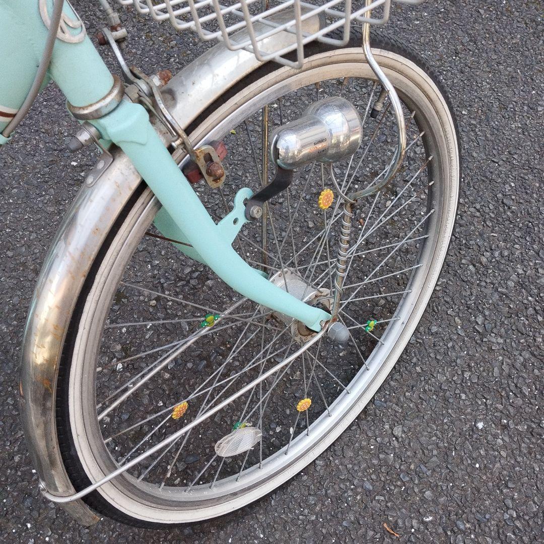 【川崎市中原区周辺　引き取り限定】子供自転車　24インチ外装6段変速　ステンレス