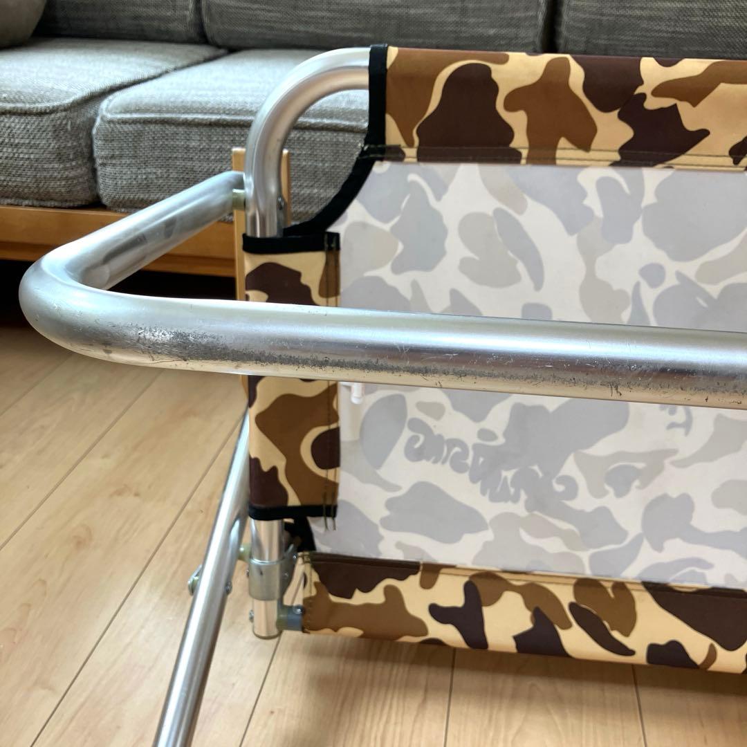 【カバー付】美品 キャプテンスタッグ ベンチ カモフラ