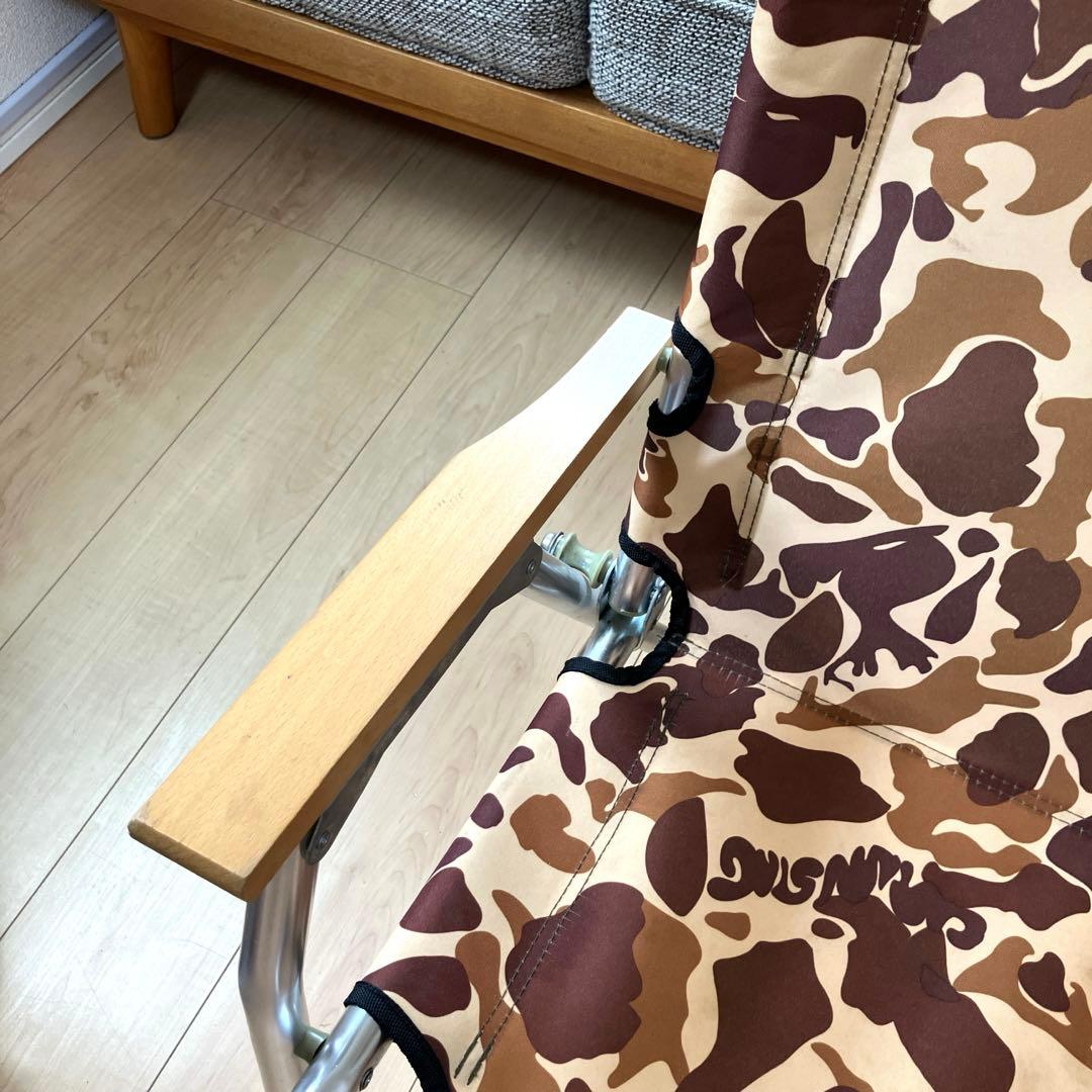 【カバー付】美品 キャプテンスタッグ ベンチ カモフラ